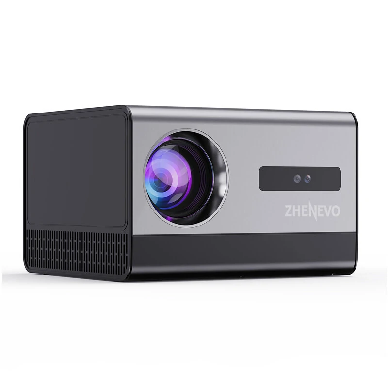 ZHENEVO Z1 Android 12.0 LED Projector 800 ANSI Lumens 1080P 4K Supported Video Portable Projector Built-in Dual 8W Stereo Speakers WiFi 6 Auto Focus/Keystone Correction Home Theater Projectors