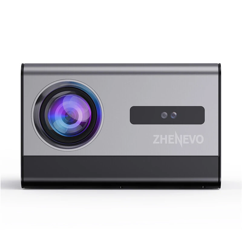 ZHENEVO Z1 Android 12.0 LED Projector 800 ANSI Lumens 1080P 4K Supported Video Portable Projector Built-in Dual 8W Stereo Speakers WiFi 6 Auto Focus/Keystone Correction Home Theater Projectors