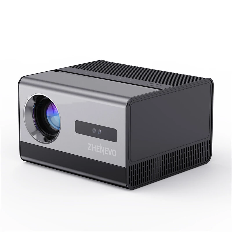 ZHENEVO Z1 Android 12.0 LED Projector 800 ANSI Lumens 1080P 4K Supported Video Portable Projector Built-in Dual 8W Stereo Speakers WiFi 6 Auto Focus/Keystone Correction Home Theater Projectors