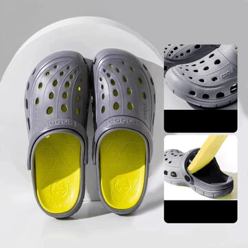 Non-slip Sandals Environmental EVA Casual Garden Slippers Antibacterial Detachable Soft Sole Fashion