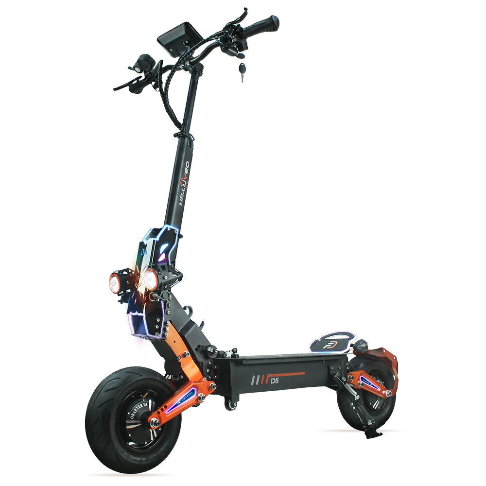 [EU Direct] OBARTER D5 Electric Scooter 48V 35AH Battery 2500W*2 Dual Motors 12inch Tires 60-120KM Max Mileage 150KG Max Load Folding E-Scooter