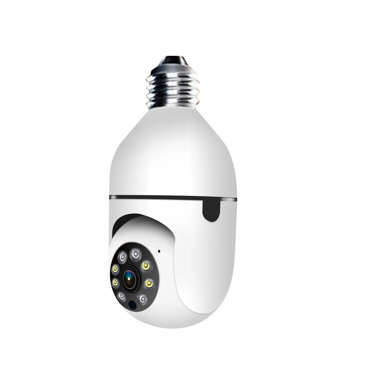 PR001 4MP IP Wifi Camera Motion Detection Mobile Tracking E27 Lamp Bulb Camera Alarm App Push Support Alexa Google Home