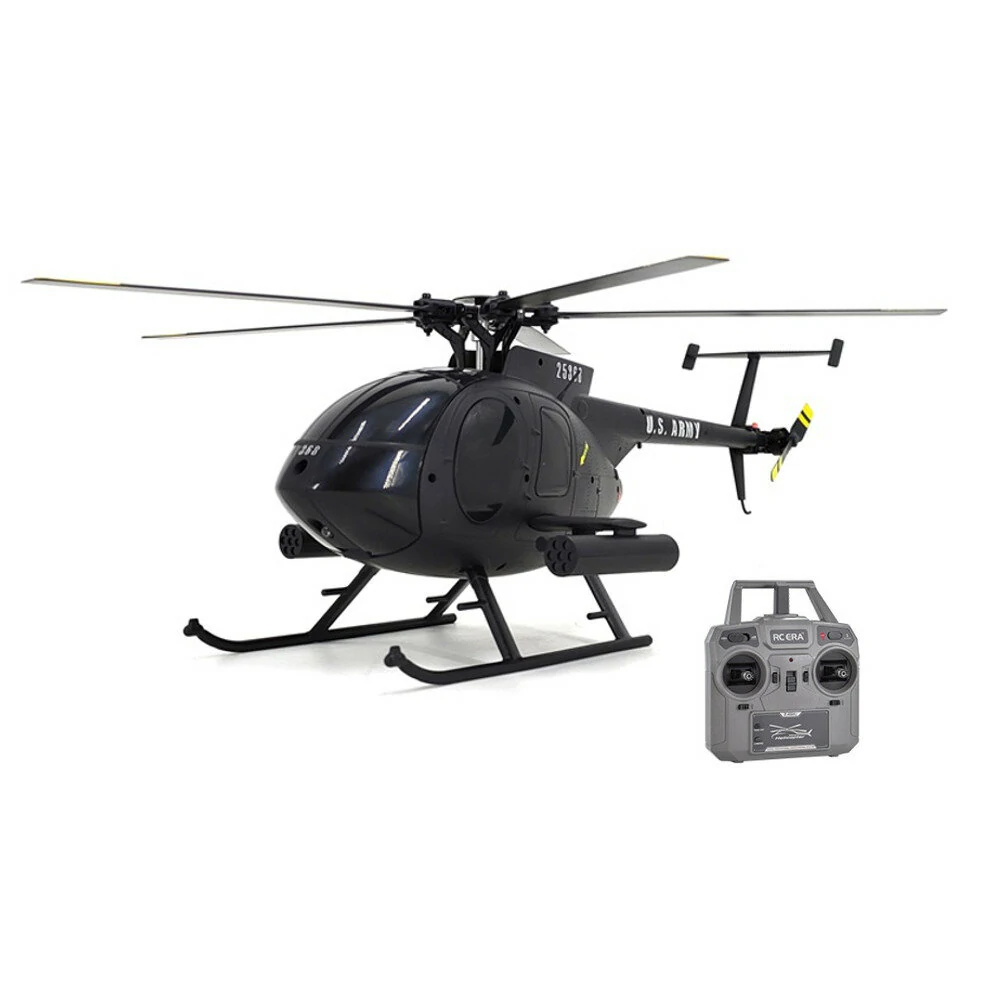 RC ERA C189 MD500 2.4G 4CH UAV 1:28 Fixed Height Single Blade Flybarless RC Helicopter RTF