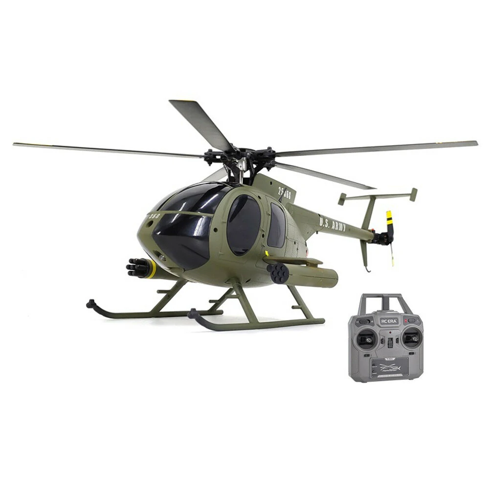 RC ERA C189 MD500 2.4G 4CH UAV 1:28 Fixed Height Single Blade Flybarless RC Helicopter RTF