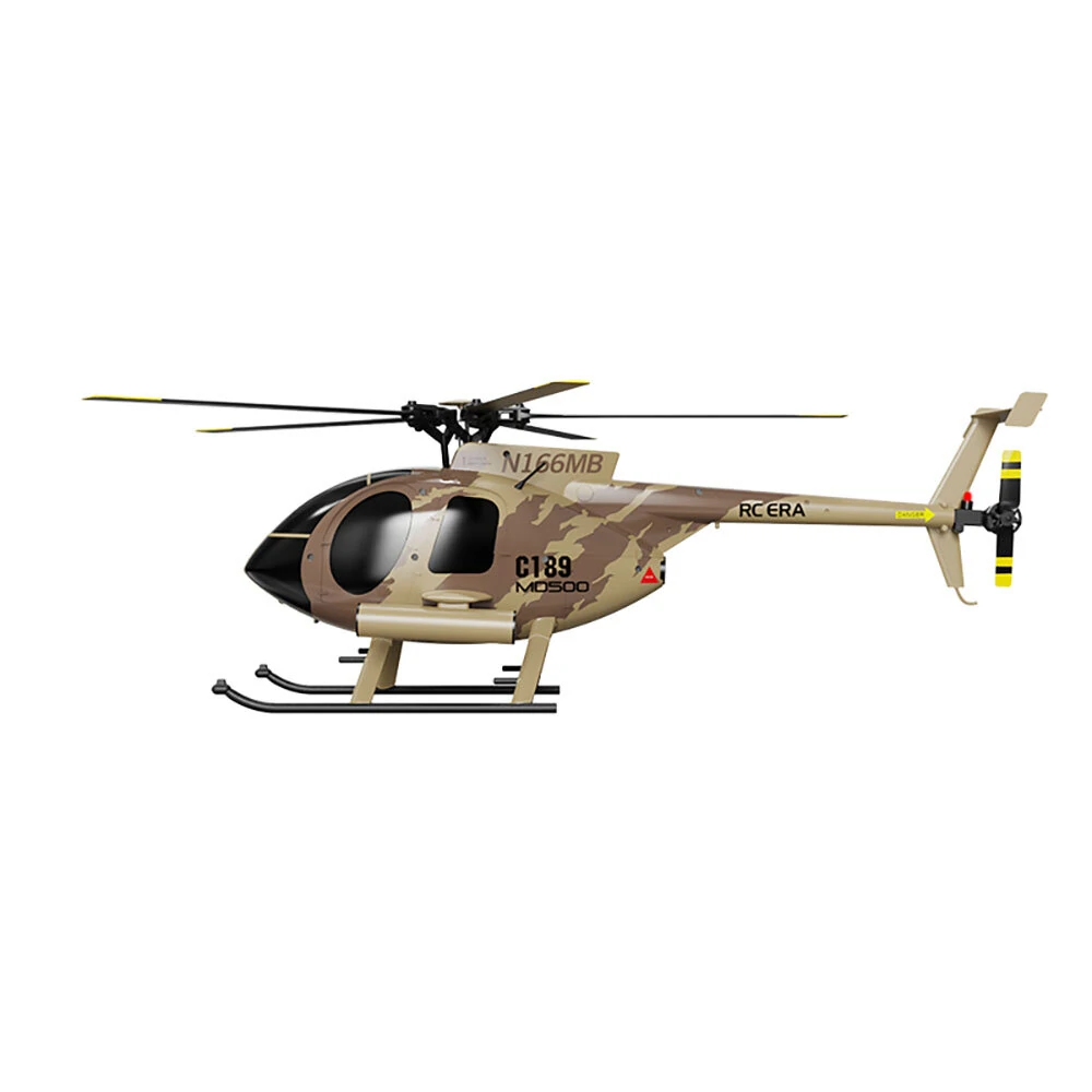 RC ERA C189 MD500 2.4G 4CH UAV 1:28 Fixed Height Single Blade Flybarless RC Helicopter RTF