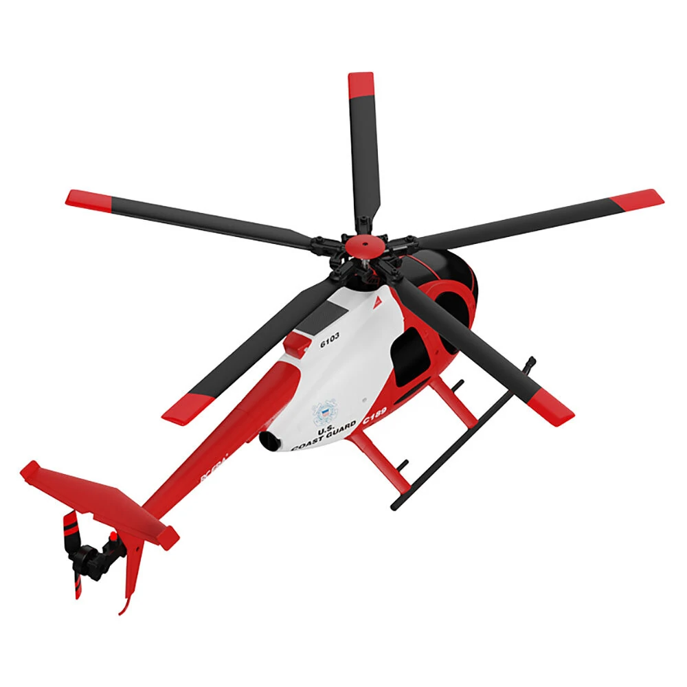 RC ERA C189 MD500 2.4G 4CH UAV 1:28 Fixed Height Single Blade Flybarless RC Helicopter RTF