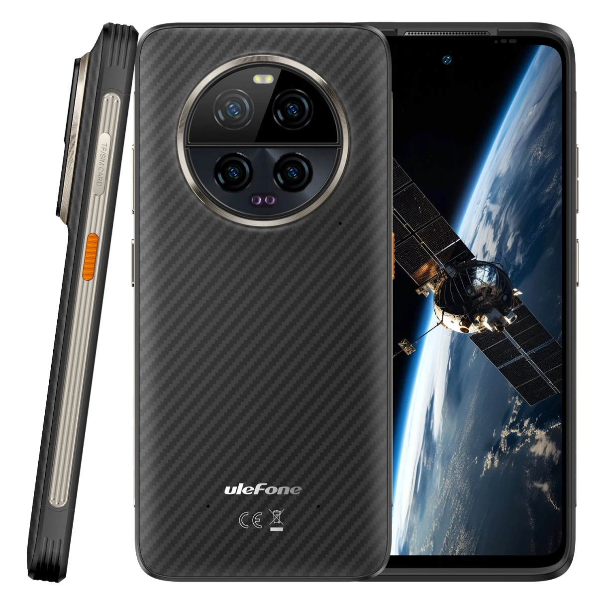 Ulefone Armor 23 Ultra 5G Satellite Message 64MP Night Vision 24GB 512GB 120W Fast Charging 50W Wireless Charging Dimensity 8020 NFC 6.78 inch 120Hz IP68 IP69K Waterproof Rugged Smartphone