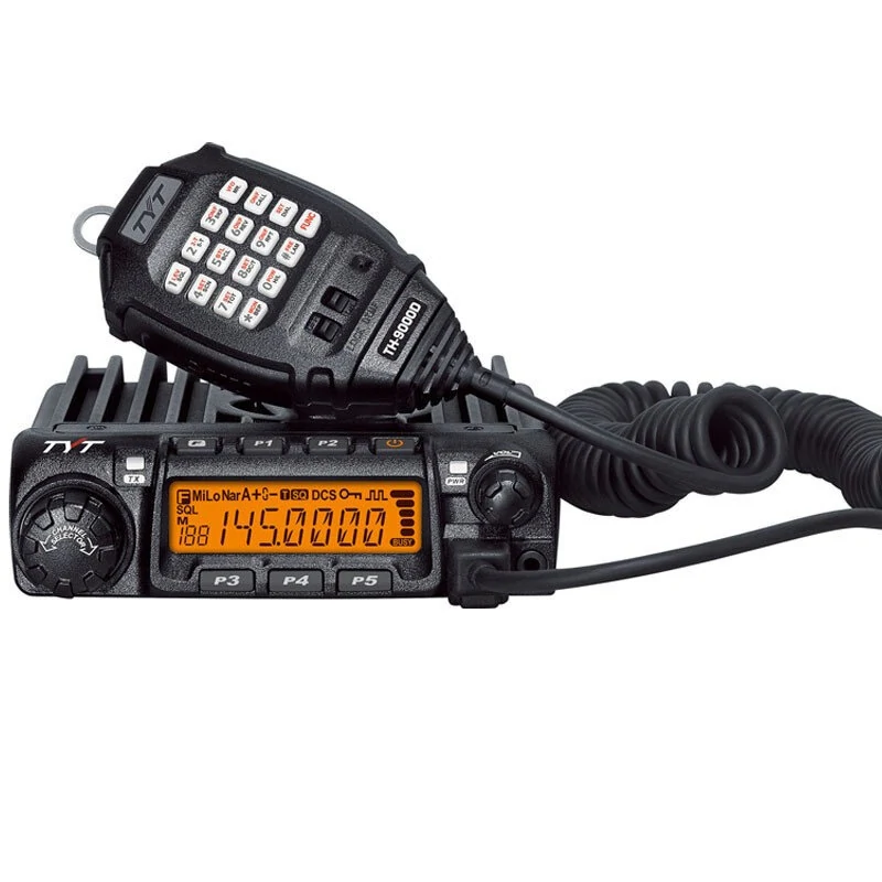 TYT TH-9000D 60W UHF 400-490MHz Walkie Talkie Long Range 200 Channels Car Two Way Radio Transceiver Truck Mobile Ham Mobile Radio