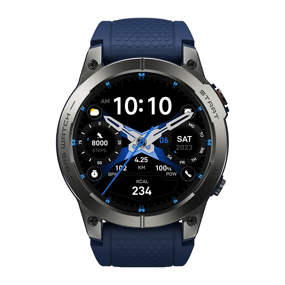 [2024 World Premiere]Zeblaze Stratos 3 Pro 1.43 inch HD AMOLED Display Built-in GPS & Route Import bluetooth Phone Calls Smart Watch