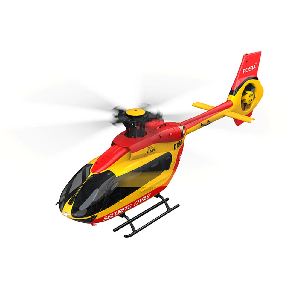 RC ERA C190 1:30 H145 Scale 2.4G 6CH  6-Axis Gyro Optical Flow Localization Altitude Hold Flybarless RC Helicopter RTF