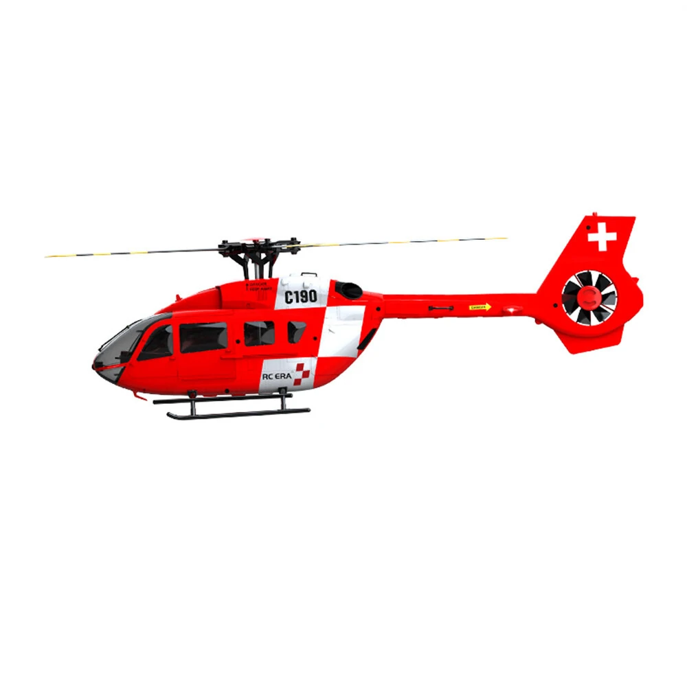 RC ERA C190 1:30 H145 Scale 2.4G 6CH  6-Axis Gyro Optical Flow Localization Altitude Hold Flybarless RC Helicopter RTF