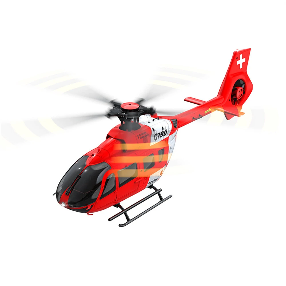 RC ERA C190 1:30 H145 Scale 2.4G 6CH  6-Axis Gyro Optical Flow Localization Altitude Hold Flybarless RC Helicopter RTF