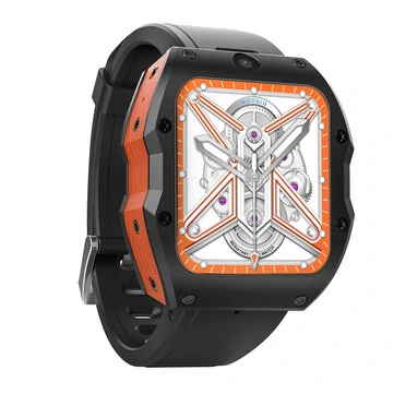 Rogbid Model X 2.1 inch HD 400*454 Pixels 4G LTE 4GB+128GB GPS 13MP+5MP Dual Camera IP68 Waterproof Face Unlock Ceramic Smart Watch Phone