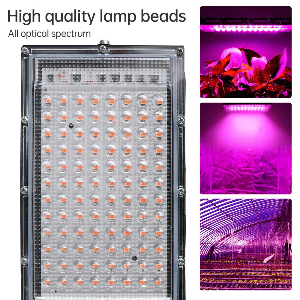 Phytolamp For Plants Light 50W 100W Led Grow Light Phyto Lamp Full Spectrum Bulb Hydroponic Lamp Greenhouse Flower Seed Grow Tent