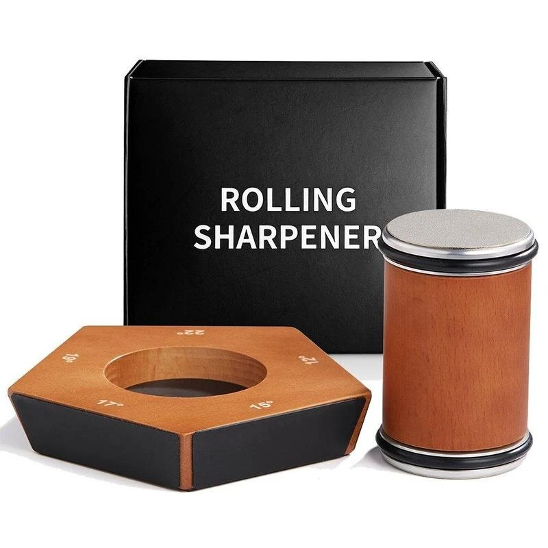 Upgrade Version Wheel Five Sided Magnetic Knife Sharpener Roller Knife Sharpener Five-Sided Magnetic Knife Sharpener Whetstone