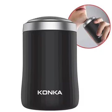 KONKA Mini Portable Electric Shaver Quick Cleaning Strong High Speed Type-c Rechargeable Long Endurance Waterproof Shaver