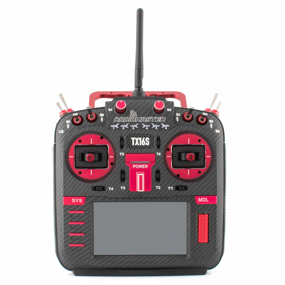 RadioMaster TX16S Mark II MAX V4.0 Hall Gimbal 4-IN-1 ELRS Multi-protocol Radio Controller Support EdgeTX/OpenTX Built-in Dual Speakers Mode2 Radio Transmitter for RC Drone