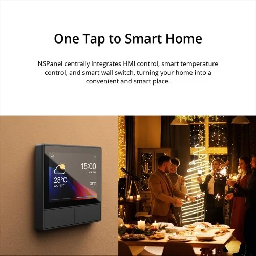 SONOFF NSPanel Smart Scene Wall Switch EU US Wifi Smart Thermostat Display Switch All-in-One Control for Alexa Google Home