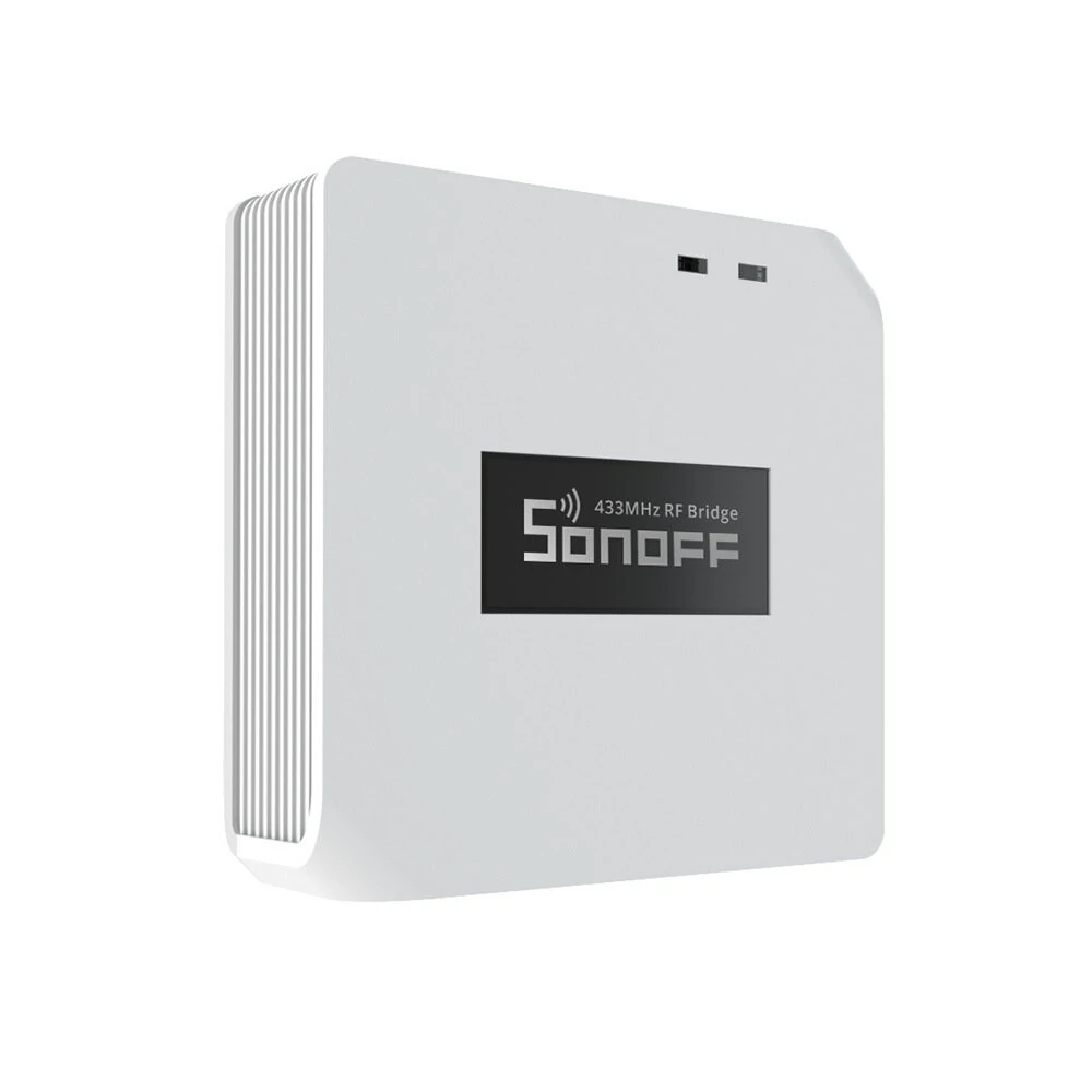 SONOFF RF Bridge R2 433MHz RF to WiFi Wireless Gateway Smart Home Hub Security Remote Control Support DW2-RF PIR3-RF Sensor Alexa Google Home