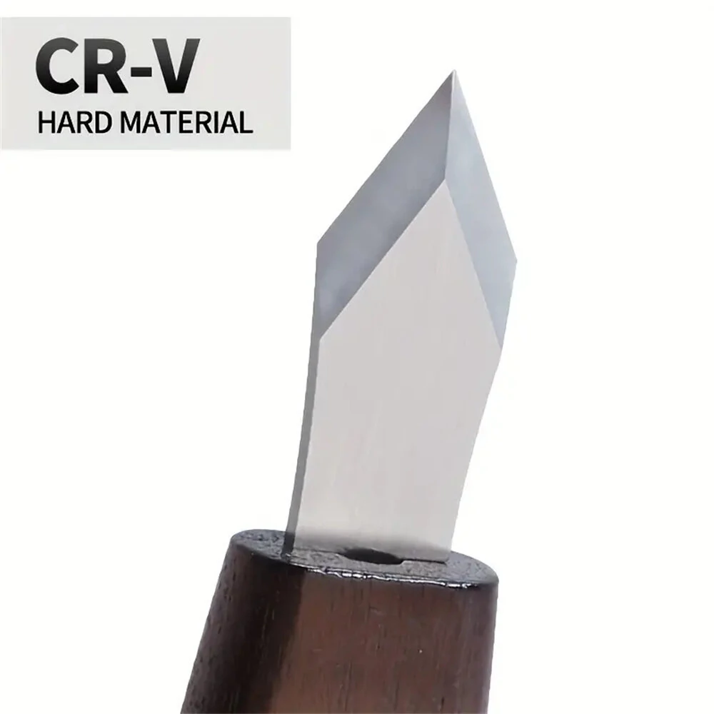 Marking Knife Double Bevel Striking Knife With CR-V Sharp Blade Wooden Handle For Woodworking Carving And Marking