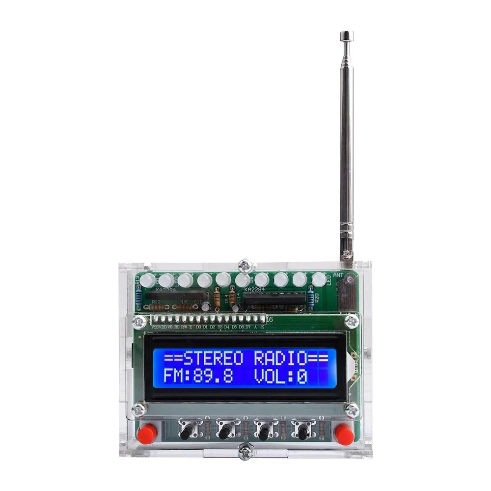 Geekcreit® DIY Radio Electronic Kit Parts 51 Single-chip FM Digital Sound Machine