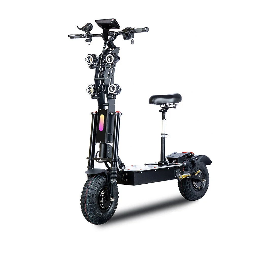 [EU DIRECT] TOURSOR X14 Electric Scooter 60V 50Ah Battery 4000W*2 Dual Motors 14inch Off-road Tires 70-120KM Mileage Range 200KG Max Load Folding E-Scooter