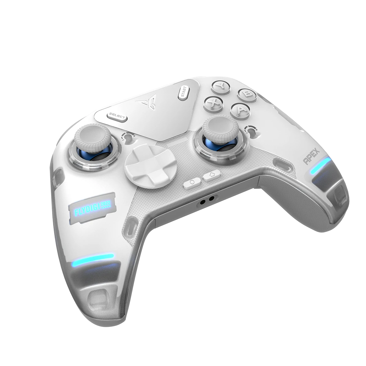 FlyDiGi APEX 4 Gaming Controller Wireless Elite Force Feedback Trigger Support PC/Switch/Mobile/TV Box Gamepad 2024 New White Standard Edition