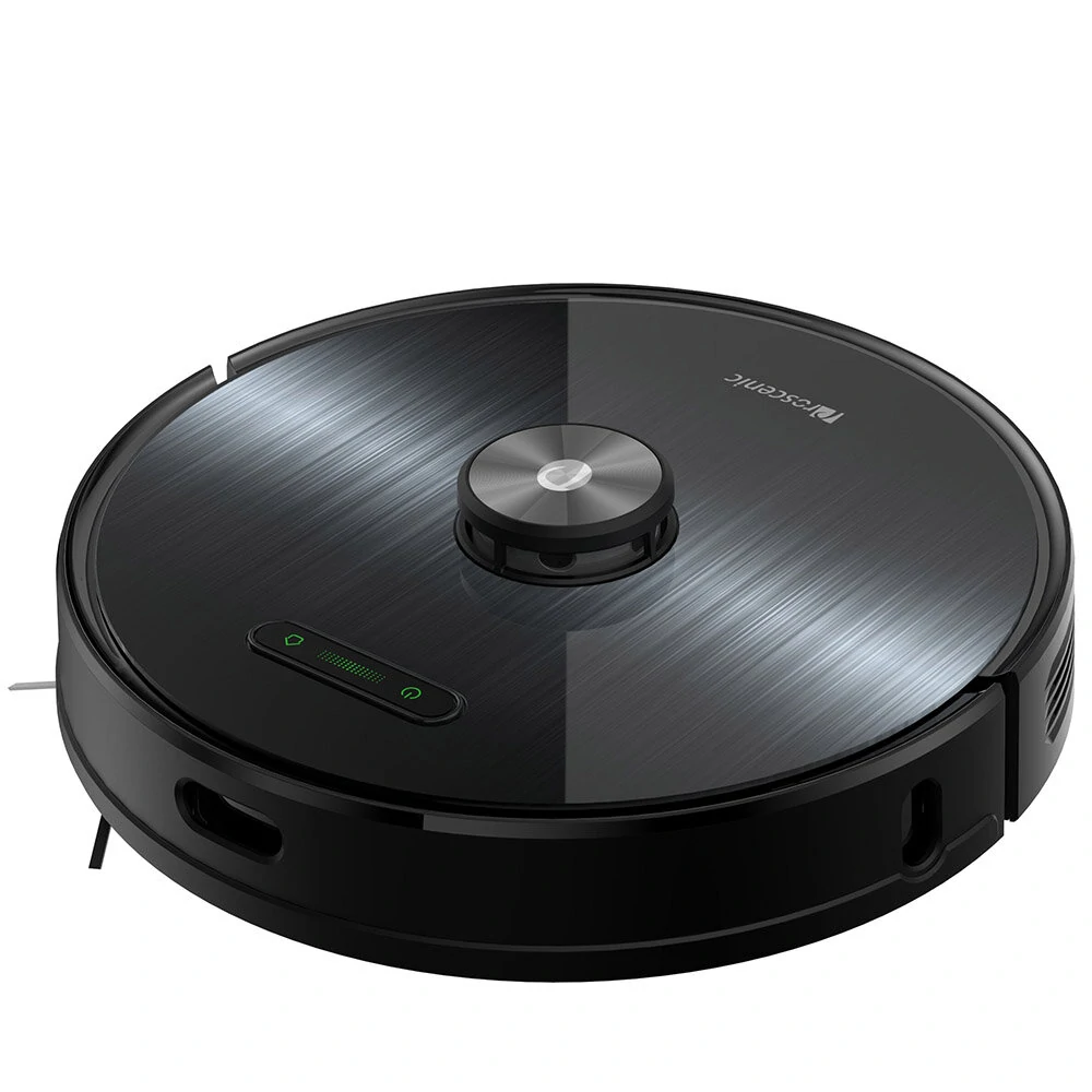 Proscenic M9 Robot Vacuum Cleaner with Self-Empty Base 4500pa Suction, 3 Suction Levels 4L Dust Bag Capacity 250ml Water Tank 5200mAh Battery 180Mins Runtime APP Control