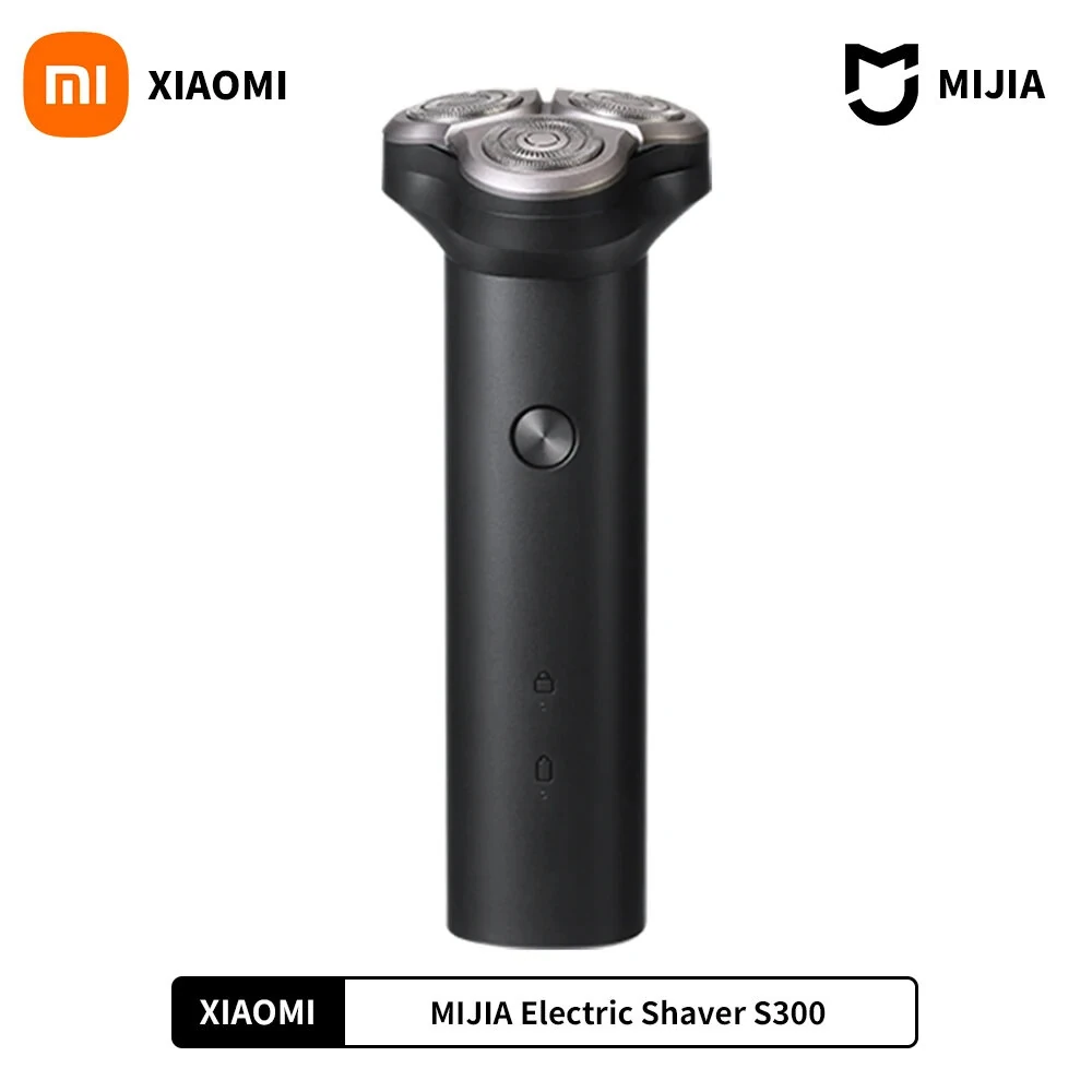 XIAOMI MIJIA Electric Shaver S300 Portable Flex Razor 3 Head Shaving IPX7 Waterproof Washable Trimmer Beard Cutter