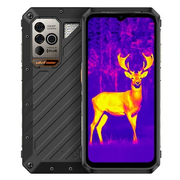 Ulefone Power Armor 18T Ultra 5G Thermal Imaging Camera Dimensity 7050 24GB 512GB 108MP Camera NFC 6.58 inch 120Hz 9600mAh 66W Fast Charge Wireless Charge IP68 IP69K Waterproof Rugged Smartphone