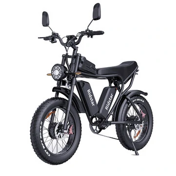 [EU DIRECT] Ridstar Q20 Pro Electric Bike 52V 20AH*2 Dual Batteries 1000W*2 Dual Motors 20inch Tires 150-180KM Max Mileage 150KG Max Load Electric Bicycle