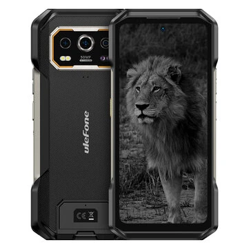 Ulefone Armor 27 Pro 5G 24GB 256GB 50MP Triple Camera 64MP Night Vision Dimensity 6300 6.78 inch 120Hz 10600mAh 33W Fast Charge 30W Wireless Charge Android 14 NFC IP68 IP69K Waterproof Rugged