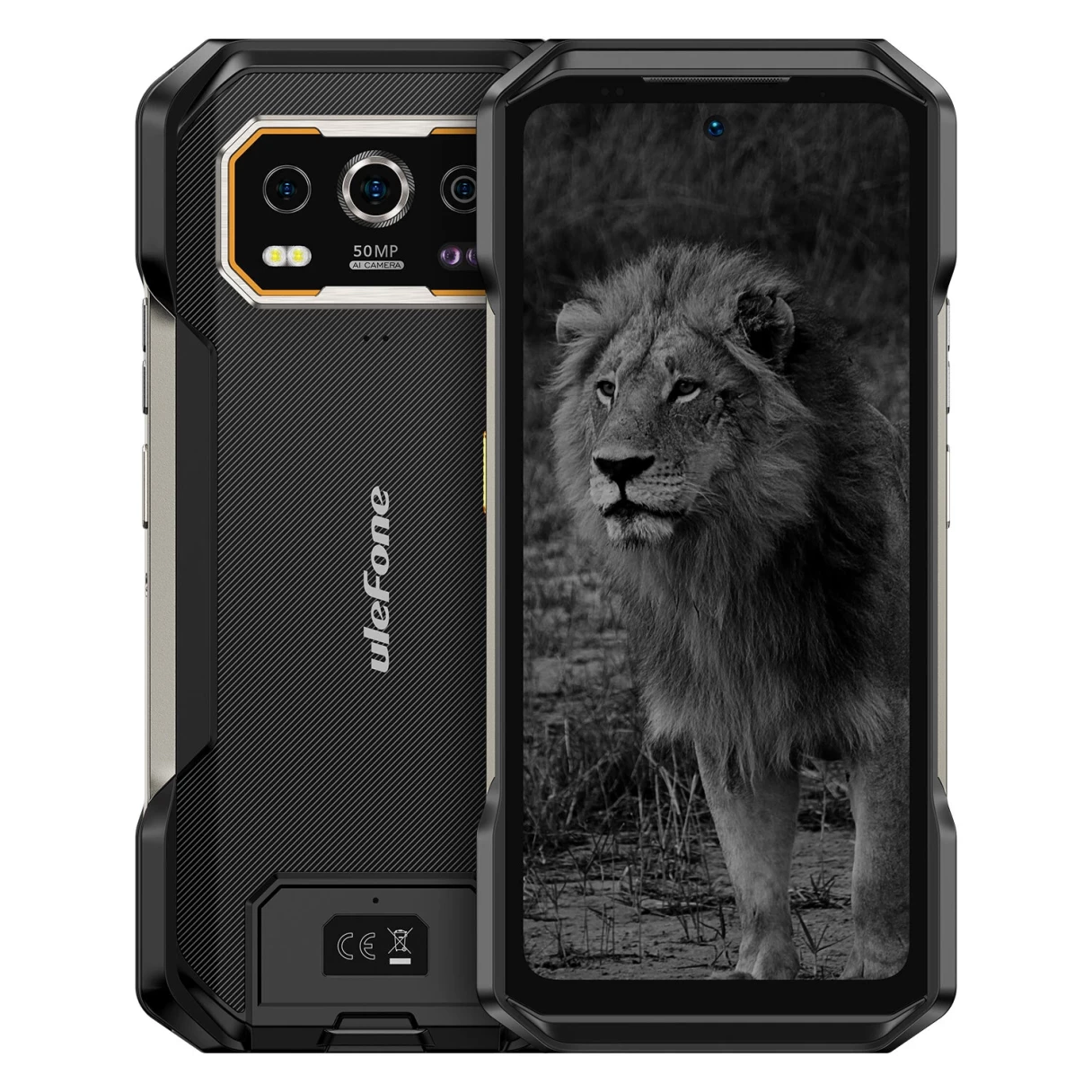 Ulefone Armor 27 Pro 5G 24GB 256GB 50MP Triple Camera 64MP Night Vision Dimensity 6300 6.78 inch 120Hz 10600mAh 33W Fast Charge 30W Wireless Charge Android 14 NFC IP68 IP69K Waterproof Rugged Smartphone