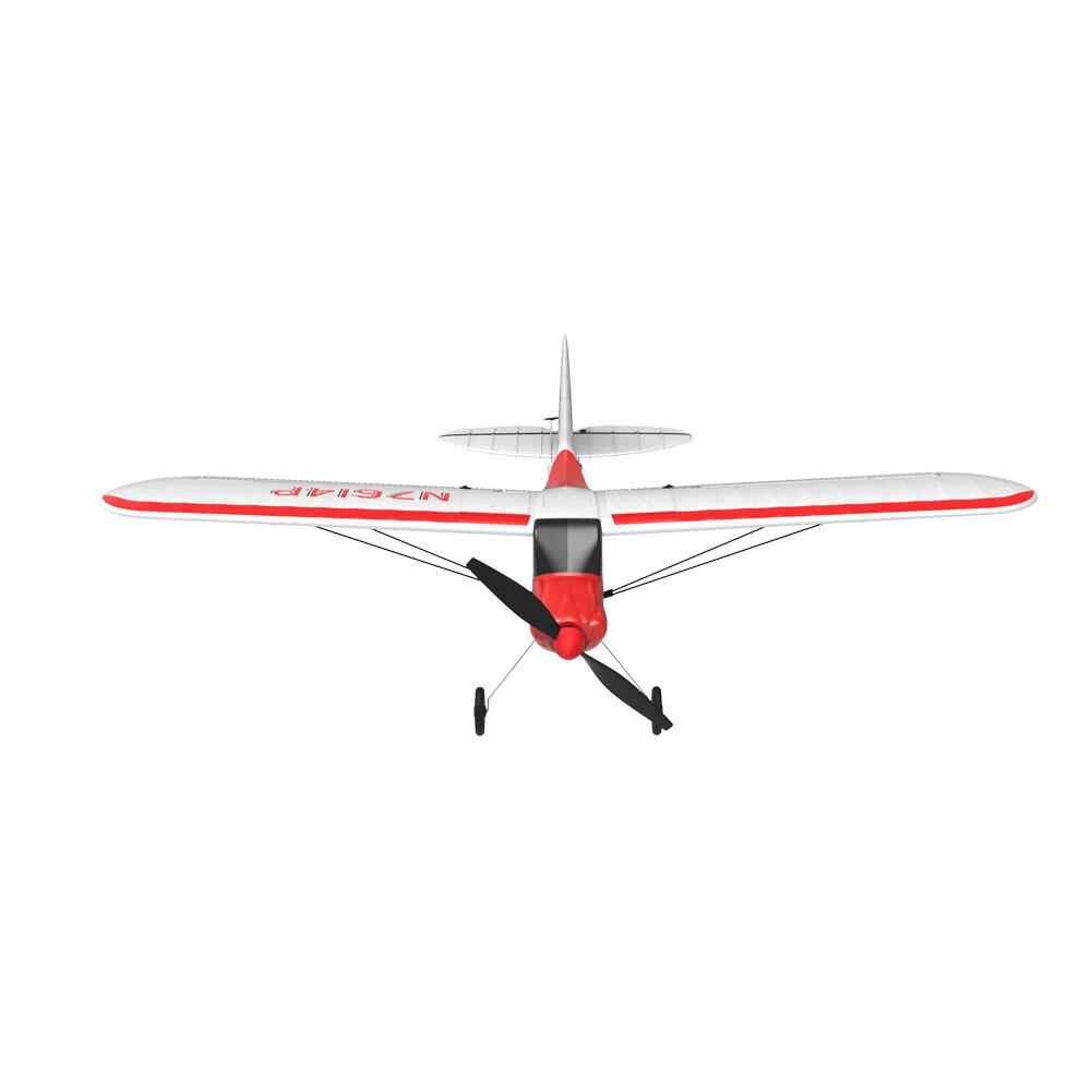 VolantexRC Sport Cub 500 761-4 500mm Wingspan 4CH One-Key Aerobatic Beginner Trainer RC Glider Airplane RTF Built In 6-Axis Gyro