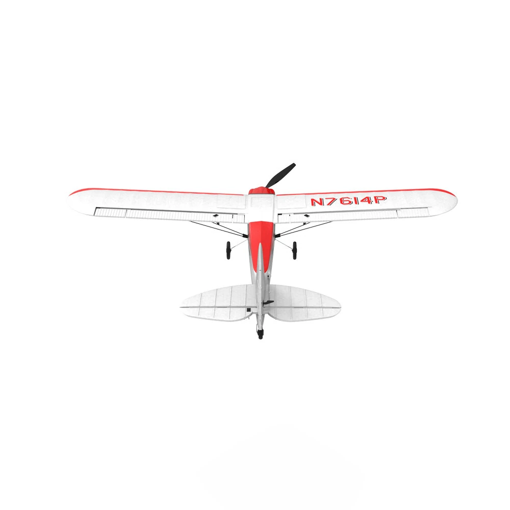 VolantexRC Sport Cub 500 761-4 500mm Wingspan 4CH One-Key Aerobatic Beginner Trainer RC Glider Airplane RTF Built In 6-Axis Gyro