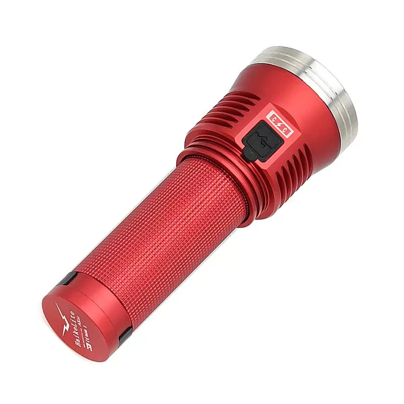 Haikelite AK01 6000LM  Powerful Flashlight 750m Long Range Type-C USB Charging LED Torch 21700 High Power Camping Lantern