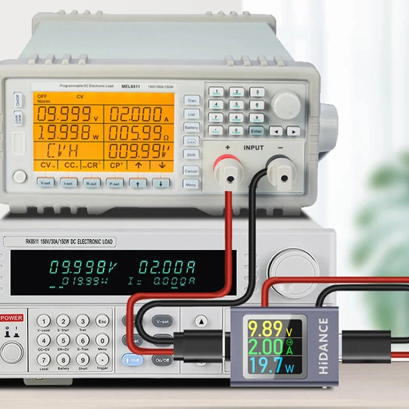 ATORCH HDC-085C USB Type-C Tester LED Display Voltmeter Ammeter DC Current Voltage Meter Power Bank Charging Tester DC 4.5-50V 0-12A 600W