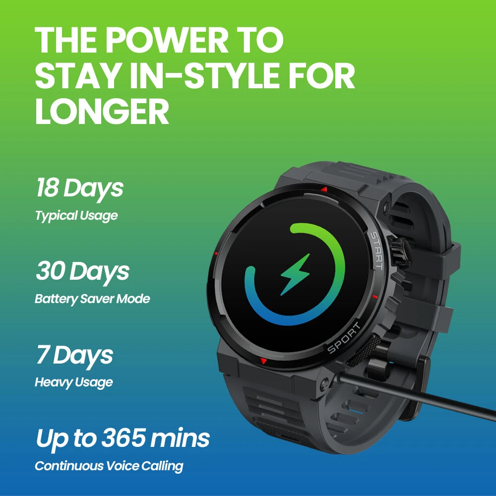 [2024 World Premiere]Zeblaze Ares 3 Plus 1.43 inch AMOLED Stainless Steel Navigation Crown IP68 Waterproof Realtek8773 Voice Calling 100+ Sport Modes 24H Health Monitor SpO2 Smart Watch