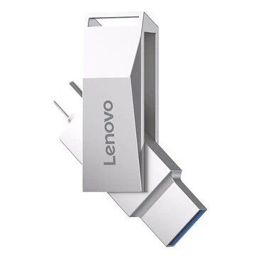 Lenovo SS370 Type-C & USB3.2 Flash Drive 256G 128G High Speed Pendrive U Disk for Laptop Phone Computer