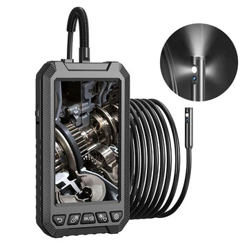 5 Inch IPS HD Screen Endoscope Multi-Function Industrial Auto Repair Endoscope 1080P HD Handheld Borescope Camera Industrial Endoscope Inspection Camera