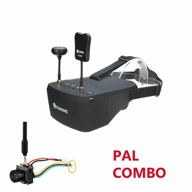 Eachine EV800D 5.8G 40CH Diversity FPV Goggles 5 Inch 800*480 Video Headset HD DVR Build in Battery