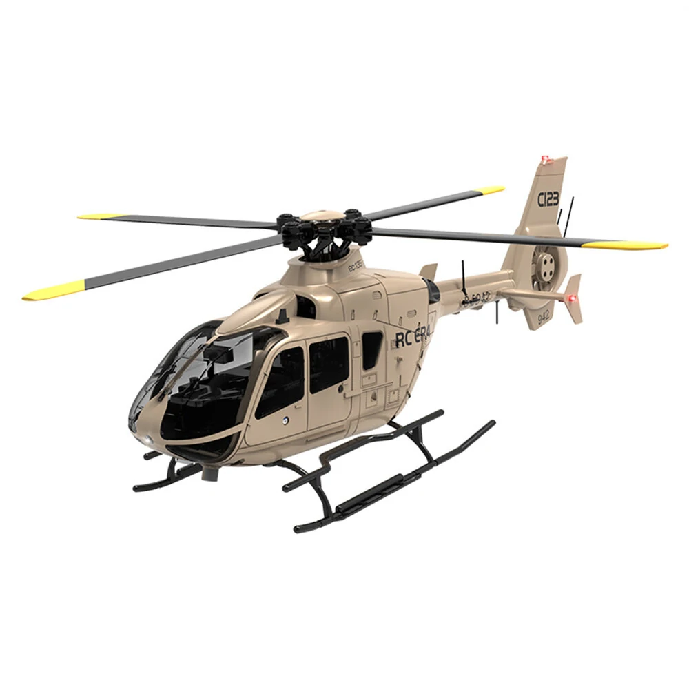 RC ERA C123 2.4G 6CH 6-Axis Gyro Optical Flow Localization Altitude Hold 1:36 EC135 Scale RC Helicopter RTF