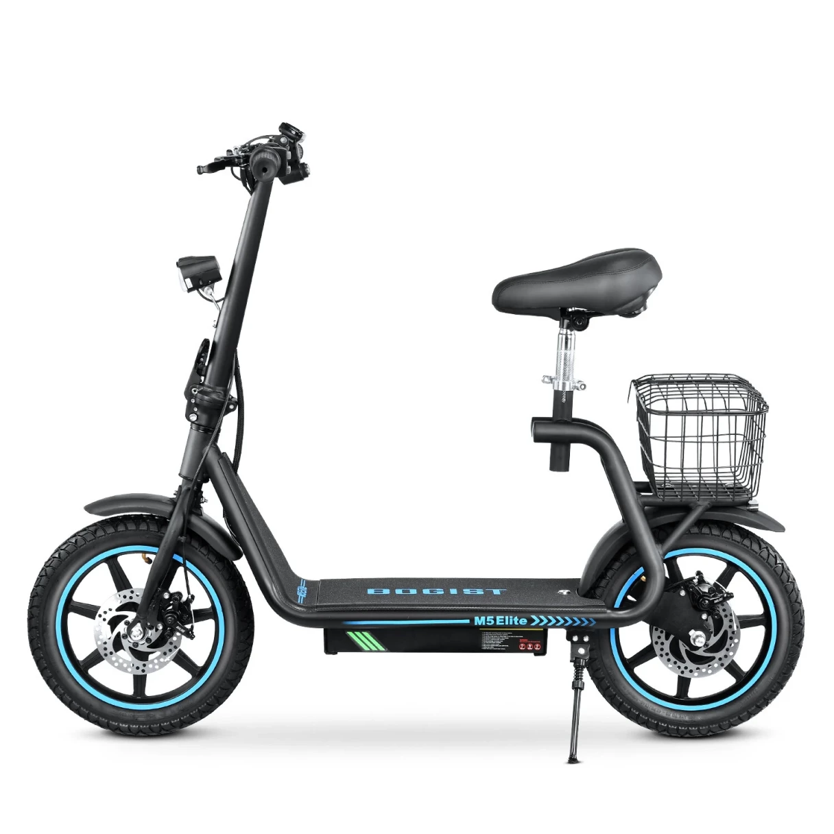 [EU DIRECT] HONEYWHALE M5 Elite Electric Scooter with Seat 500W Motor 48V 13AH Removable Battery 14inch Tires 40-45KM Max Mileage 120KG Max Load