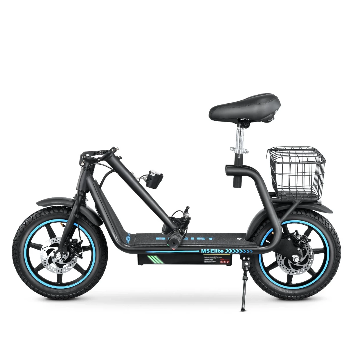 [EU DIRECT] HONEYWHALE M5 Elite Electric Scooter with Seat 500W Motor 48V 13AH Removable Battery 14inch Tires 40-45KM Max Mileage 120KG Max Load