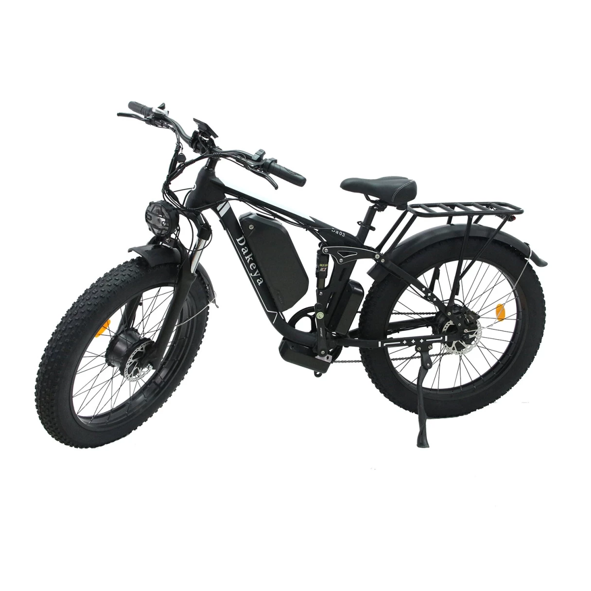 [EU Direct] DAKEYA DA03 Electric Bike 48V 22.4AH Battery 1000W*2 Dual Motors 26*4inches Tires 60-65KM Max Mileage 160KG Max Load Dual Oil Brakes Electric Bicycle