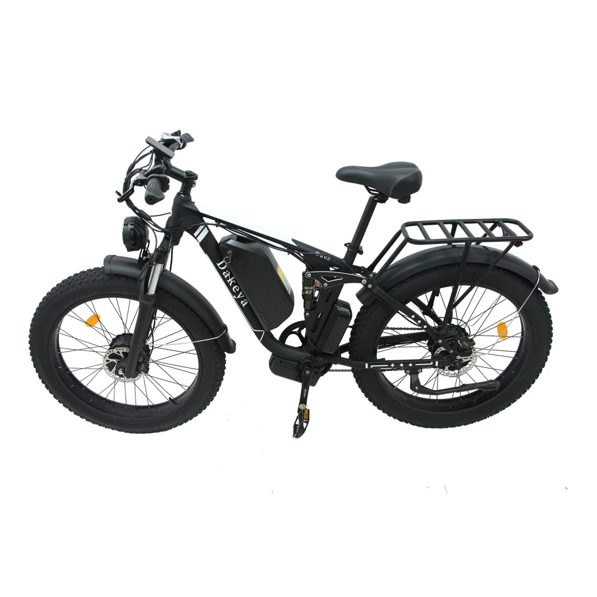 [EU Direct] DAKEYA DA03 Electric Bike 48V 22.4AH Battery 1000W*2 Dual Motors 26*4inches Tires 60-65KM Max Mileage 160KG Max Load Dual Oil Brakes Electric Bicycle