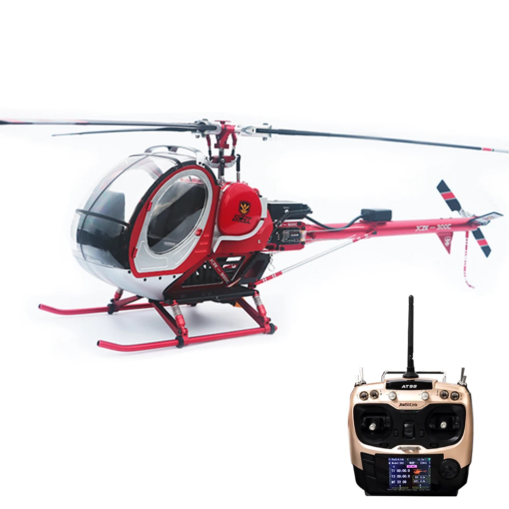 JCZK 300C PRO 470L DFC 6CH Schweizer Scale RC Helicopter RTF One-Key Return H1 GPS Hover with AT9S PRO Transmitter