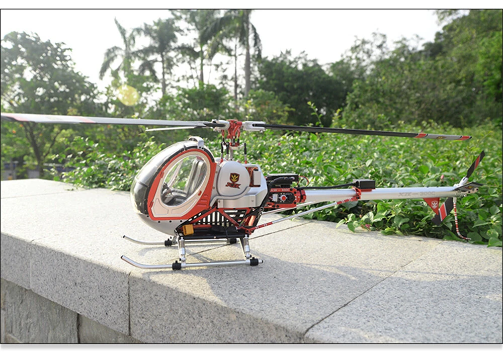 JCZK 300C PRO 470L DFC 6CH Schweizer Scale RC Helicopter RTF One-Key Return H1 GPS Hover with AT9S PRO Transmitter