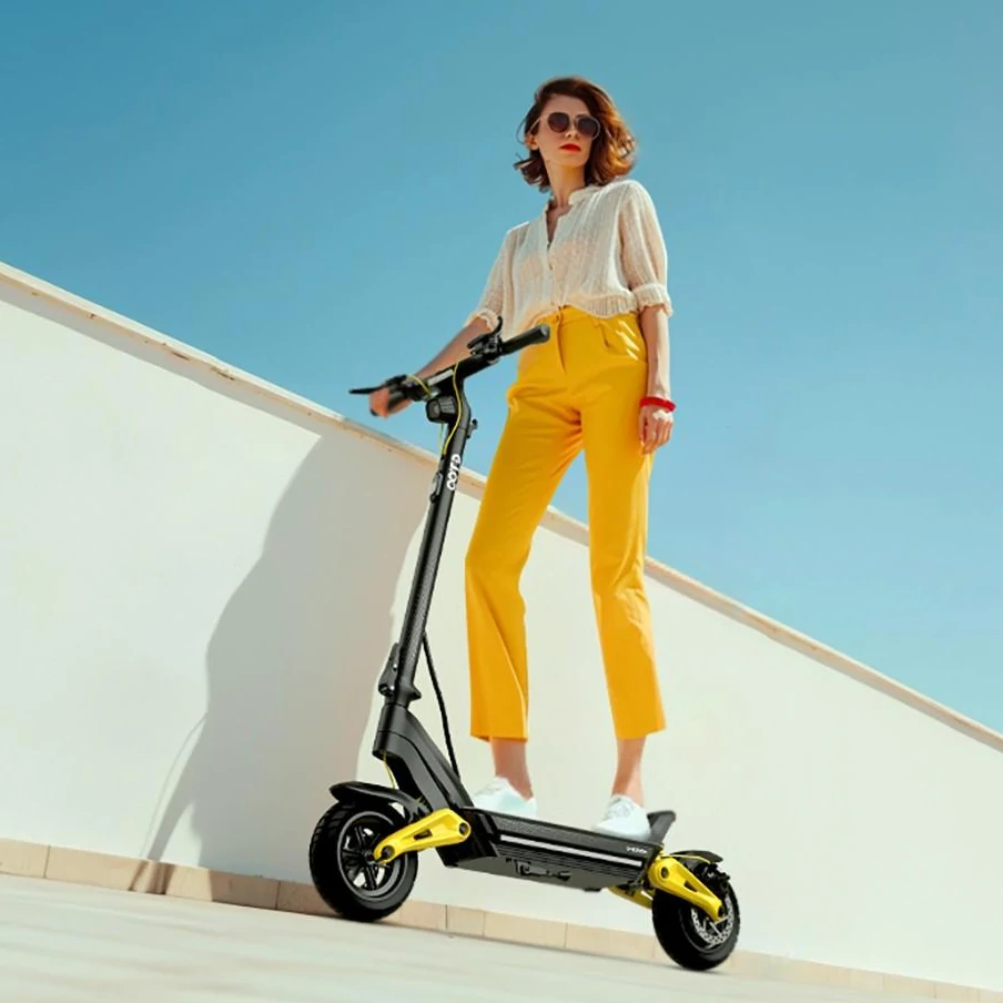 [EU Direct] OOTD S10 Electric Scooter 48V 20AH Battery 1400W Motor 10inch Tires 70KM Max Mileage 120KG Max Load APP E-Scooter DUOTTS Scooter