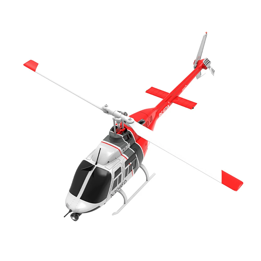 RC ERA C138 Bell 206 2.4G 6CH 6-Axis Gyro 1:33 Scale Altitude Hold Flybarless RC Helicopter RTF